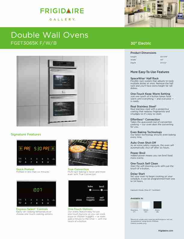 Frigidaire Double Oven FGET3065K-page_pdf